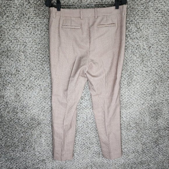 Lafayette 148 Manhattan Pants Womens 10 Houndstooth Flat Front Career Ladies - Picture 6 of 8